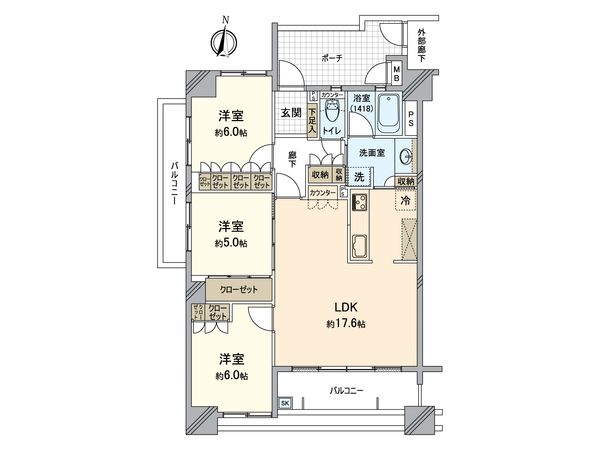サーパス城南 間取図(平面図) サーパス城南 間取図(平面図)