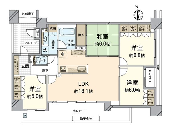 サーパス城南 間取図(平面図) サーパス城南 間取図(平面図)