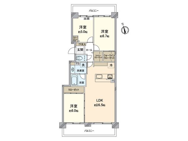 間取図(平面図)