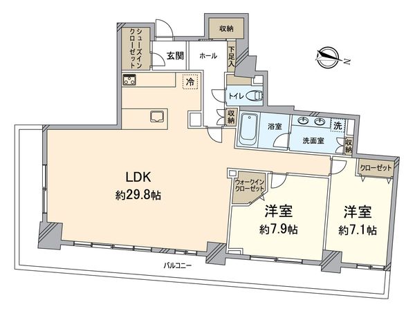 グランアルト天神タワー 間取図(平面図) 間取図(平面図)