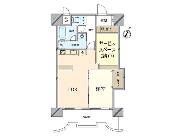 ニューライフ薬院 間取図(平面図) 間取図(平面図)