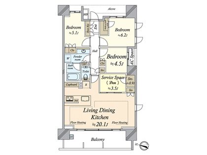 間取図(平面図)