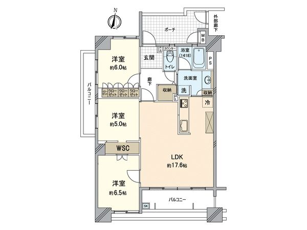 サーパス城南 間取図(平面図) サーパス城南 間取図(平面図)