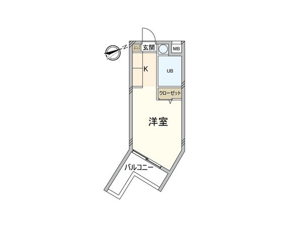 メゾン・ド・オセアン 間取図(平面図)