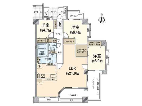 ロイヤルマンションユトリテ別府 間取図(平面図) ロイヤルマンションユトリテ別府 間取図(平面図)