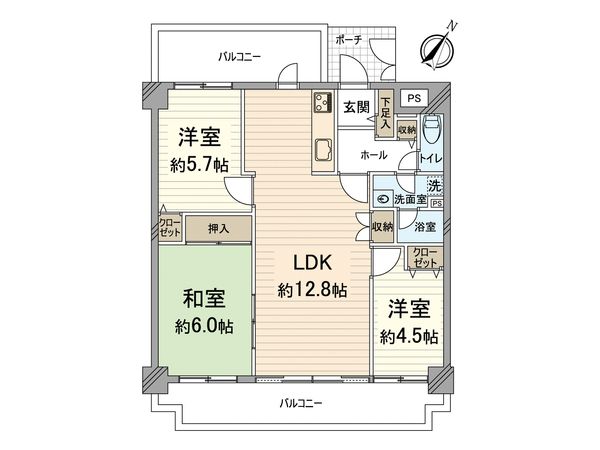 ガーデンハイツ大濠 間取図(平面図) ガーデンハイツ大濠 間取図(平面図)