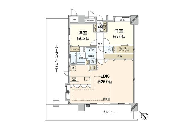 アーバンパレス長丘ヒルズ 間取図(平面図) アーバンパレス長丘ヒルズ 間取図(平面図)