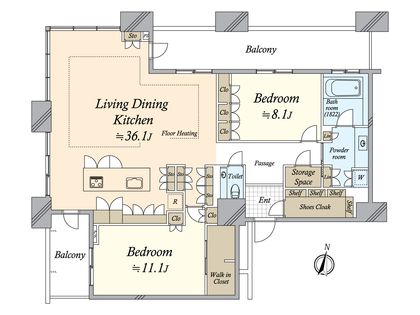 間取図(平面図)