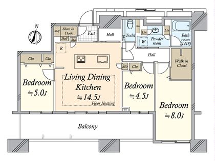 間取図(平面図)