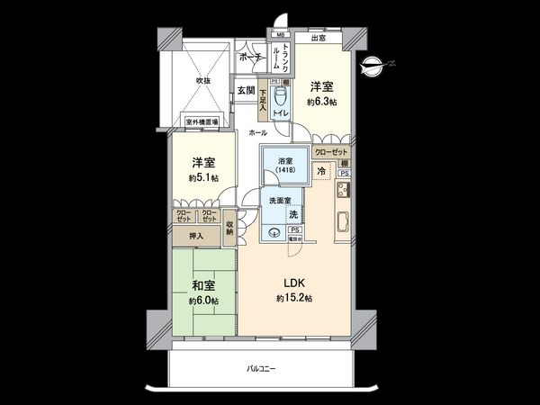 アーバンパレス天神南ハートランドタワー 間取図(平面図) アーバンパレス天神南ハートランドタワー 間取図(平面図)