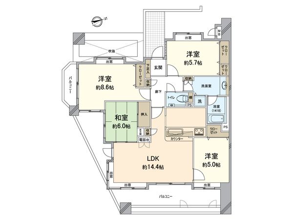 間取図(平面図)