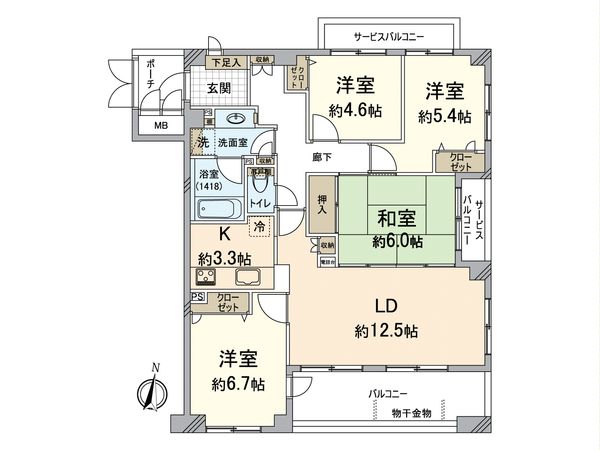 間取図(平面図)