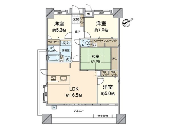 間取図(平面図)