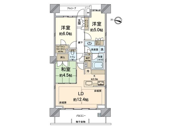 ザ・パークハウス桜坂サンリヤン 間取図(平面図) ザ・パークハウス桜坂サンリヤン 間取図(平面図)