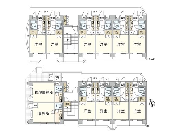 RTQ Park Ave. 間取図(平面図)