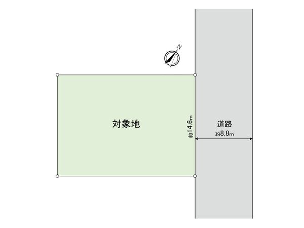 塩原3丁目 土地 区画図 区画図