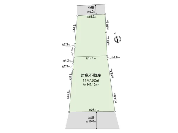 敷地面積約347.15坪です