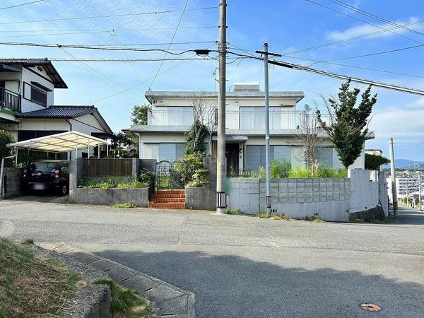 東月隈5丁目 土地 前面道路含む外観