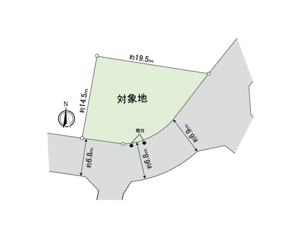 東月隈5丁目 土地 区画図