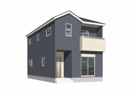 寺塚1丁目 新築戸建 2号棟 外観パース図