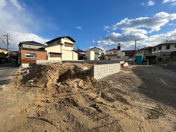 那珂川市今光八丁目新築戸建 3号棟 前面道路含む外観 那珂川市今光八丁目新築戸建 3号棟 前面道路含む外観