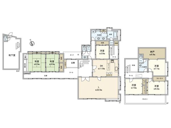 桧原2丁目 戸建 間取図(平面図) 桧原2丁目 戸建 間取図(平面図)