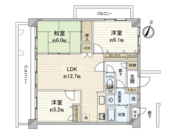 グレイスマンション博多南Ⅱ 間取図(平面図) グレイスマンション博多南Ⅱ 間取図(平面図)