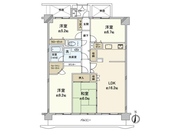 間取図(平面図)