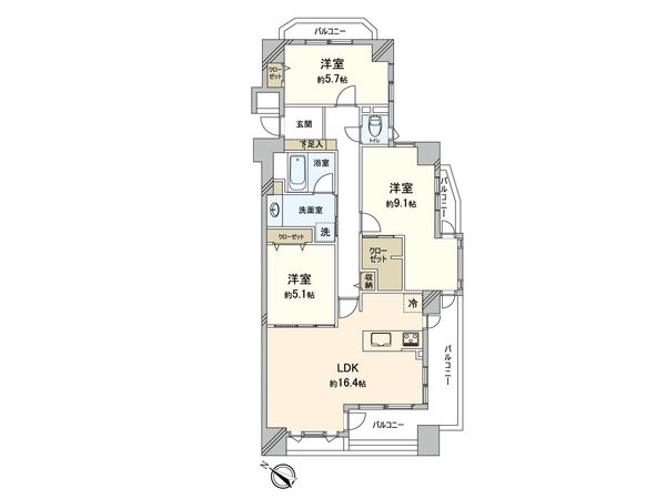 ライオンズマンション高宮グランドタワー 間取図(平面図) ライオンズマンション高宮グランドタワー 間取図(平面図)