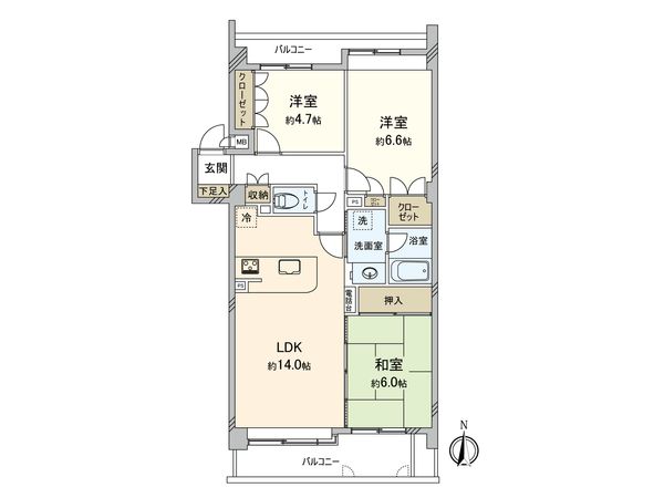 間取図(平面図)