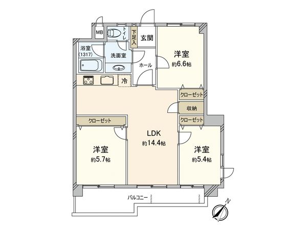 間取図(平面図)