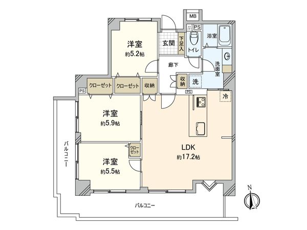 間取図(平面図)
