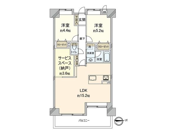リーベスト小笹 間取図(平面図) リーベスト小笹 間取図(平面図)