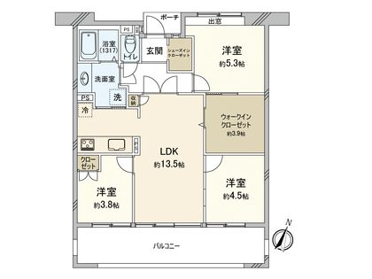 間取図(平面図)