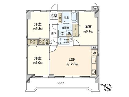 間取図(平面図) 間取図(平面図)