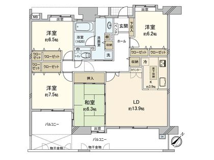 間取図(平面図) 間取図(平面図)