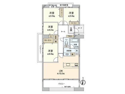 間取図(平面図)