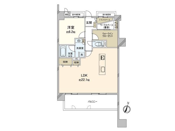 レークサイド野多目 間取図(平面図) レークサイド野多目 間取図(平面図)