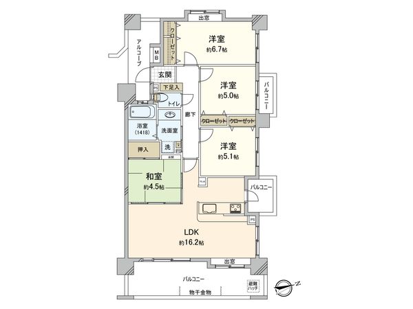 間取図(平面図)