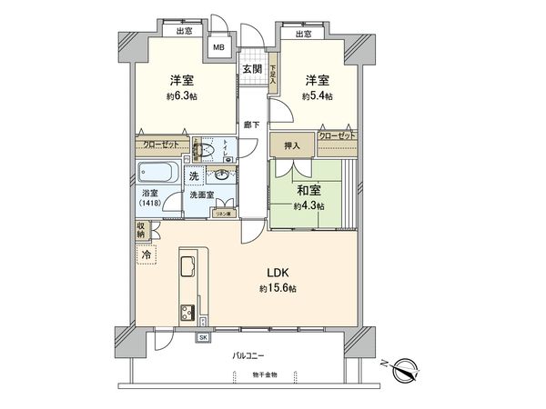 間取図(平面図)