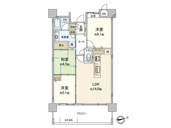 間取図(平面図)