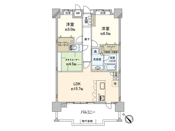 エイリックスタイル大橋南ザ・テラス 間取図(平面図) エイリックスタイル大橋南ザ・テラス 間取図(平面図)