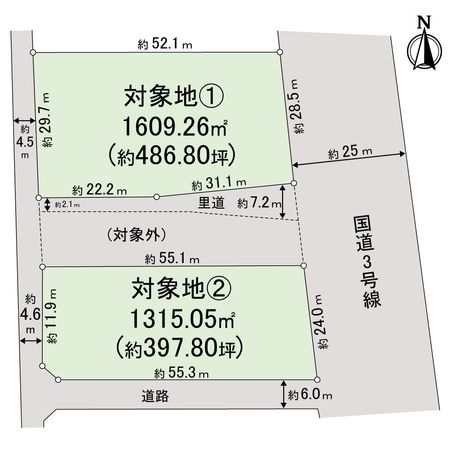 熊本市南区南高江6丁目(工場・事務所・駐車場) 参考地形図