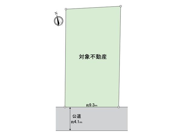 知立市逢妻町桜 土地 区画図