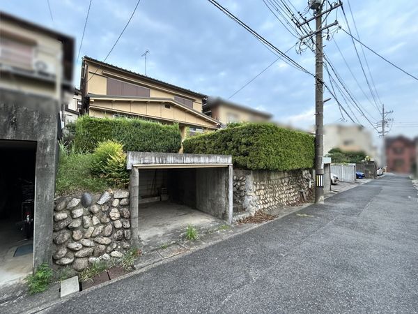 知立市逢妻町桜 土地 前面道路含む外観