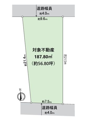 知立市昭和5丁目 土地 区画図 知立市昭和5丁目 土地 区画図