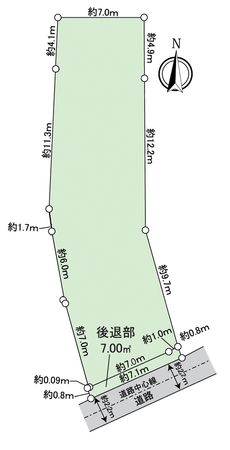 知立市上重原町本郷 1号地 区画図 知立市上重原町本郷 1号地 区画図