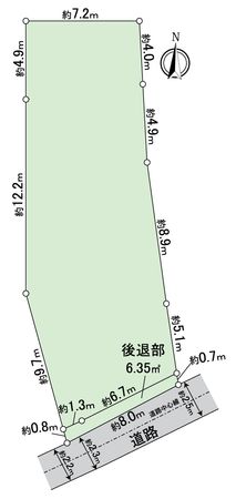 知立市上重原町本郷 2号地 区画図 知立市上重原町本郷 2号地 区画図