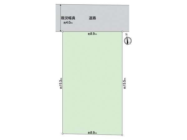 知立市逢妻町金山 土地 区画図
