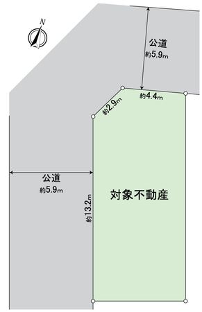 刈谷市半城土西町2丁目 土地 区画図 刈谷市半城土西町2丁目 土地 区画図